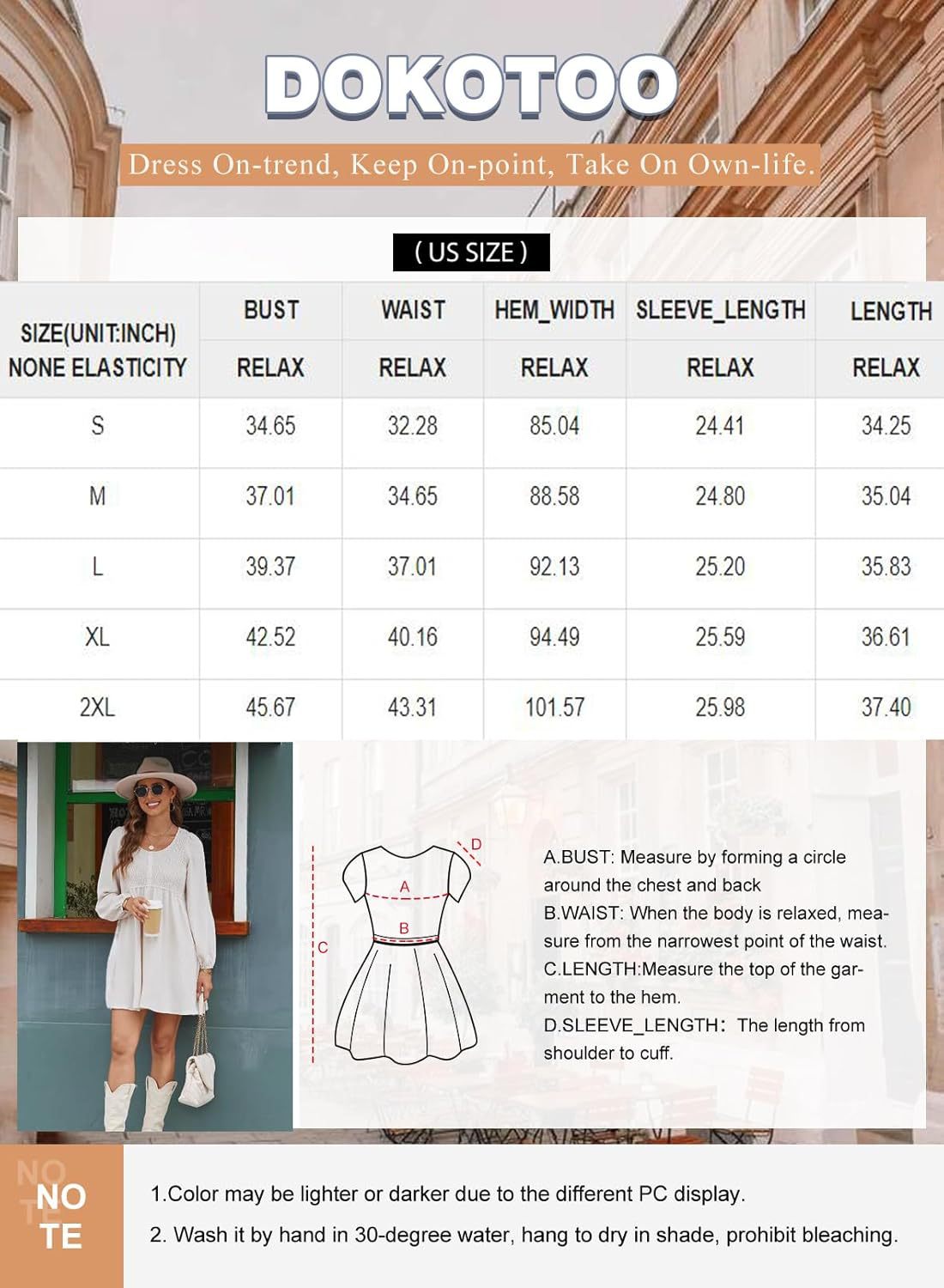 Long Sleeve High Waist A- Line Mini Dress