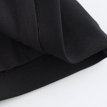 Cami Tops - Pleated Slim-fit Square Collar Sleeveless Small Top