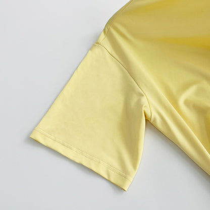 Knitted Slim Fit Slimming Women T-shirt Skirt