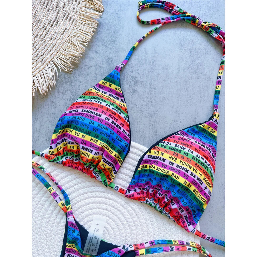 Bikinis - Vibrant 2-Piece Swimwear for Brazilian Sunbathing