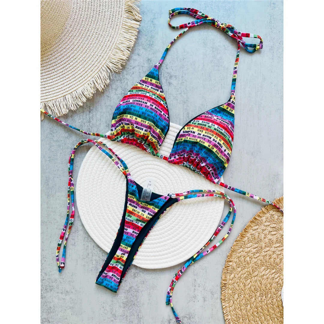 Bikinis - Vibrant 2-Piece Swimwear for Brazilian Sunbathing