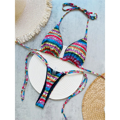 Bikinis - Vibrant 2-Piece Swimwear for Brazilian Sunbathing