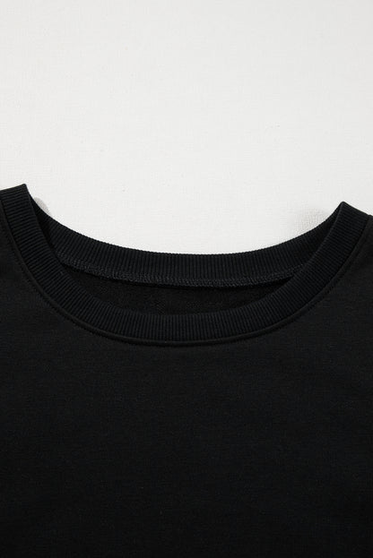 Blouses & Shirts - Black Puff Sleeve Blouse for Everyday Style
