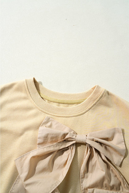 Blouses & Shirts - Casual Bow Front Top for Women