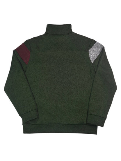 Cardigans - Men’s Color Block Casual Jacket with Zipper