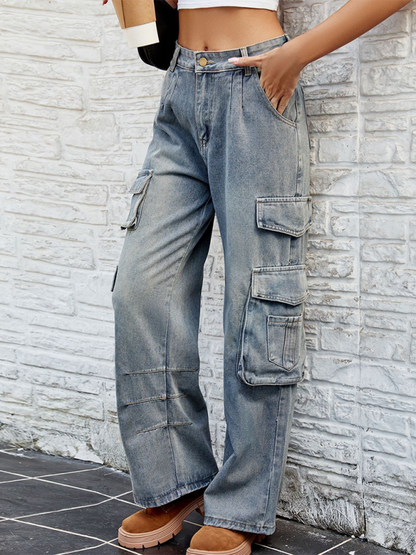 Explorer's Essential Moderne Denim-Cargohose