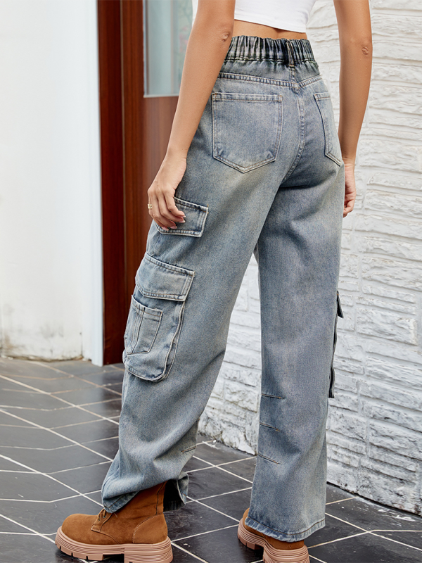 Explorer's Essential Moderne Denim-Cargohose