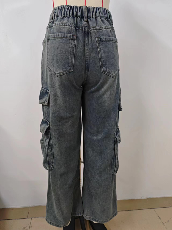Explorer's Essential Moderne Denim-Cargohose