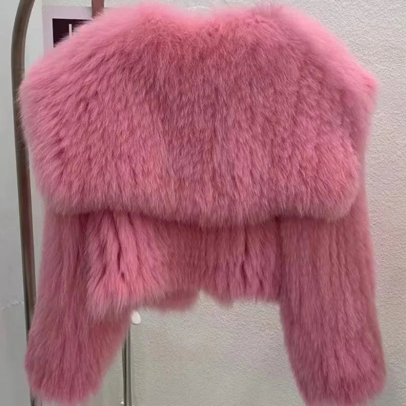 Coats - Women’s Luxurious Faux Fur Jacket for Winter Nights