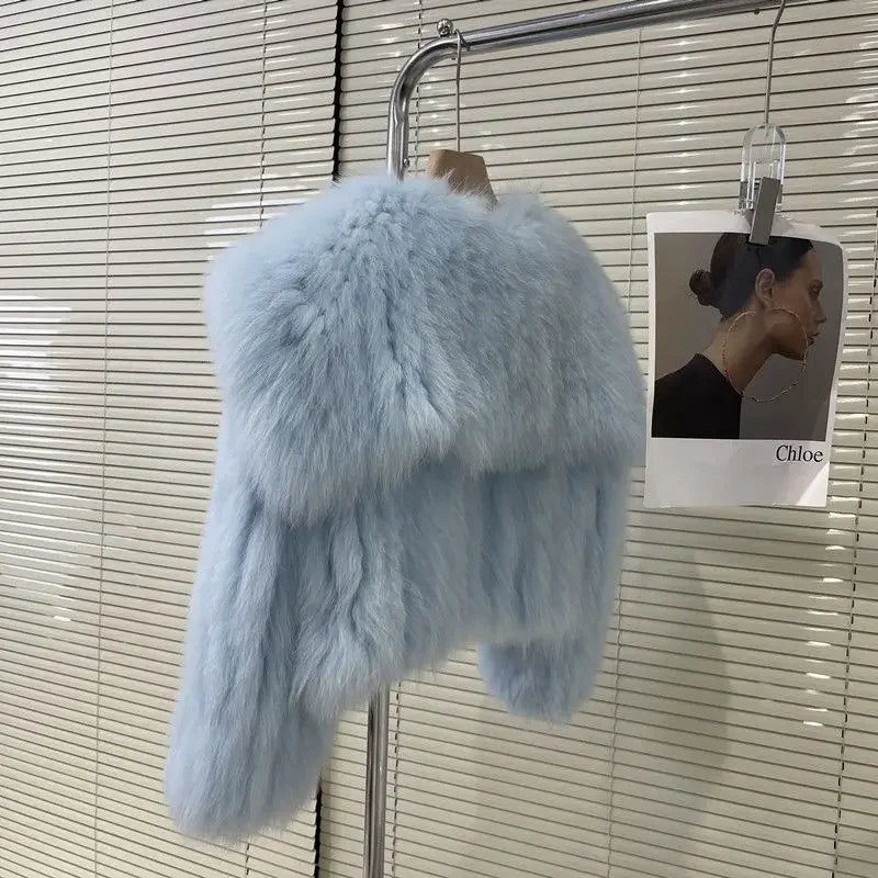 Coats - Women’s Luxurious Faux Fur Jacket for Winter Nights