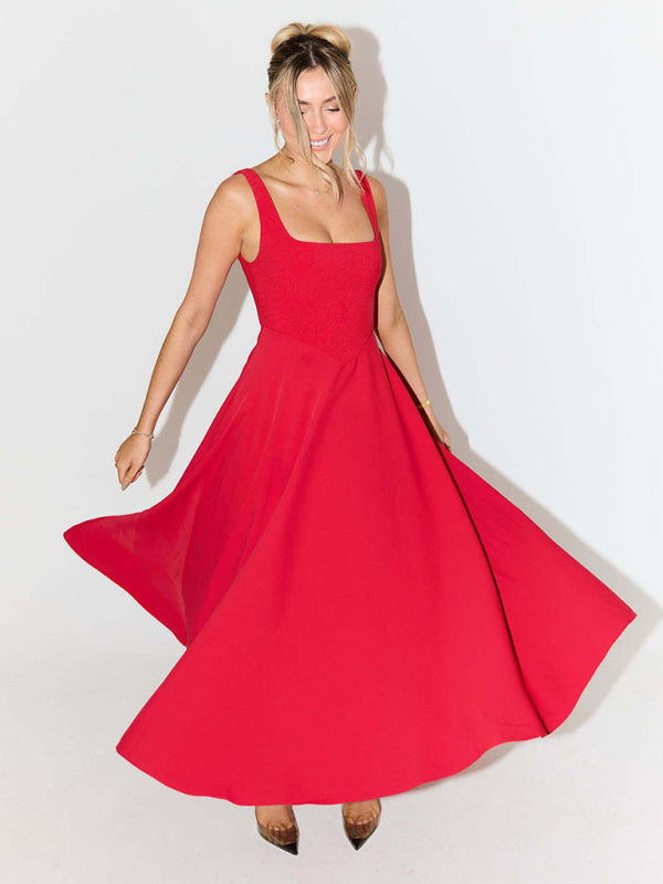 Cocktail Dresses - Classic Fit and Flare Cocktail Dress in Tea Length