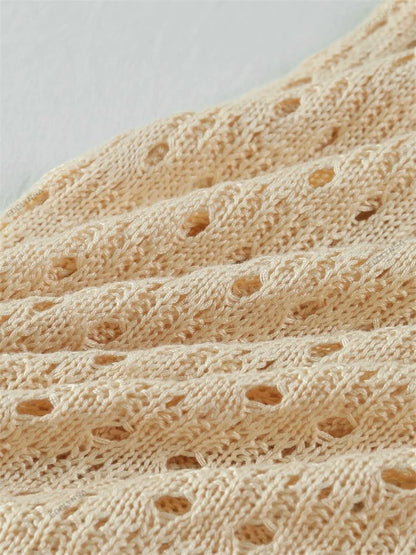 Cover up - Crochet Knit Beach Dress for Tropical Escapes