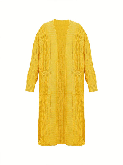 Duster Cardigans- Women Longline Duster Cardigan for Winter- - Chuzko Women Clothing