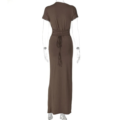 Elegantes asymmetrisches Abendkleid für Hochzeiten