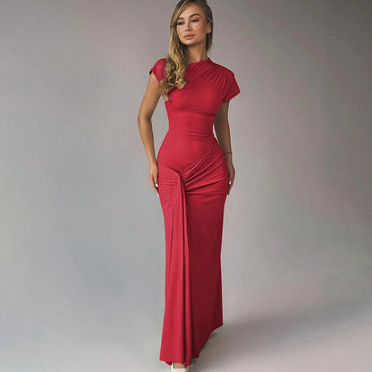 Elegantes asymmetrisches Abendkleid für Hochzeiten