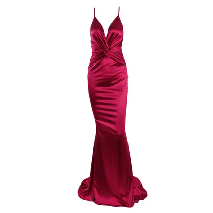 Elegant Dresses- Prom Vibrant Blue Sweep Train Gown - Mermaid Dress for Gala Nights- - Pekosa Women Fashion