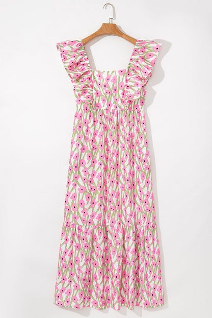 Floral Dresses - Floral Maxi Summer Dress - Perfect for Daytime Events