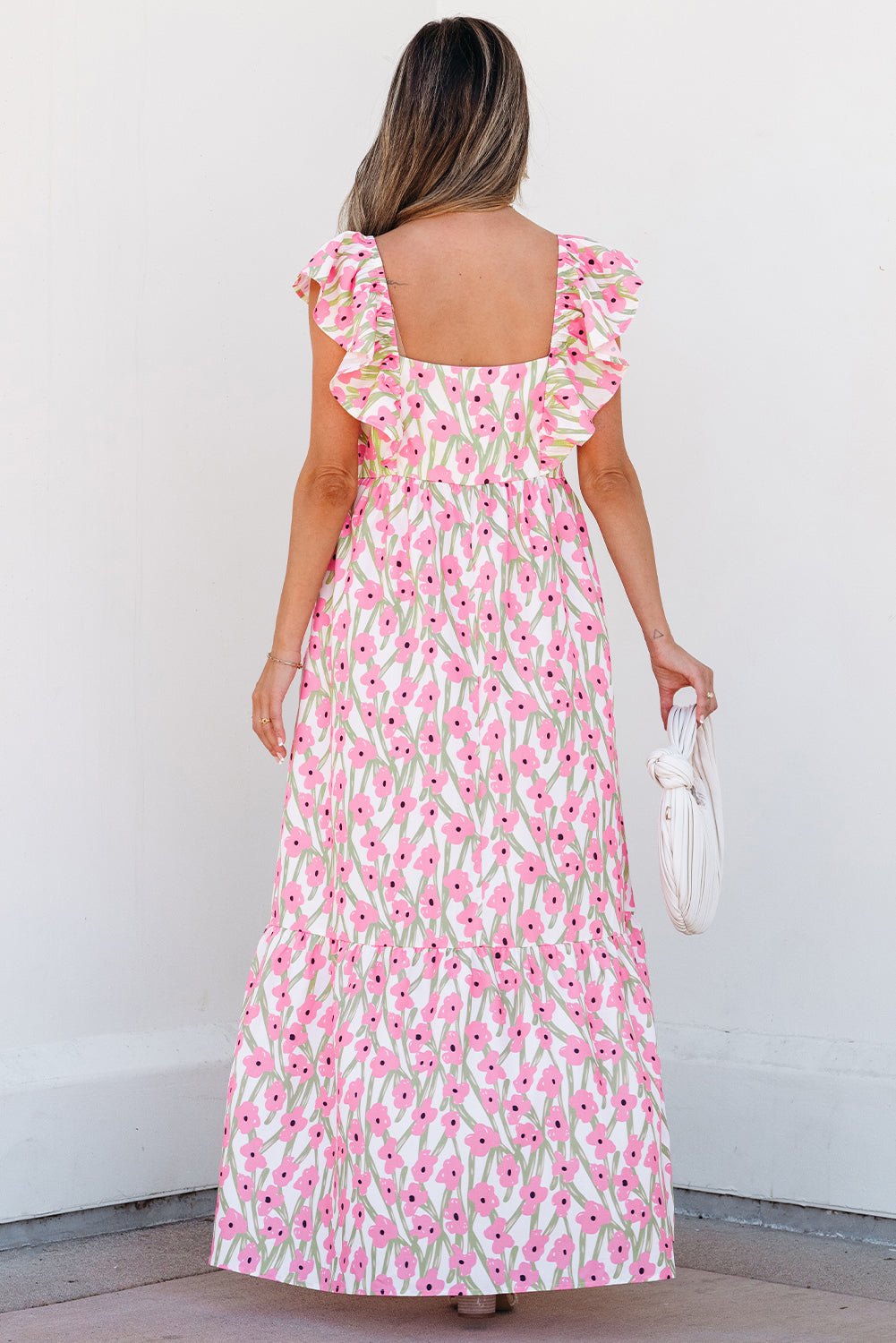 Floral Dresses - Floral Maxi Summer Dress - Perfect for Daytime Events