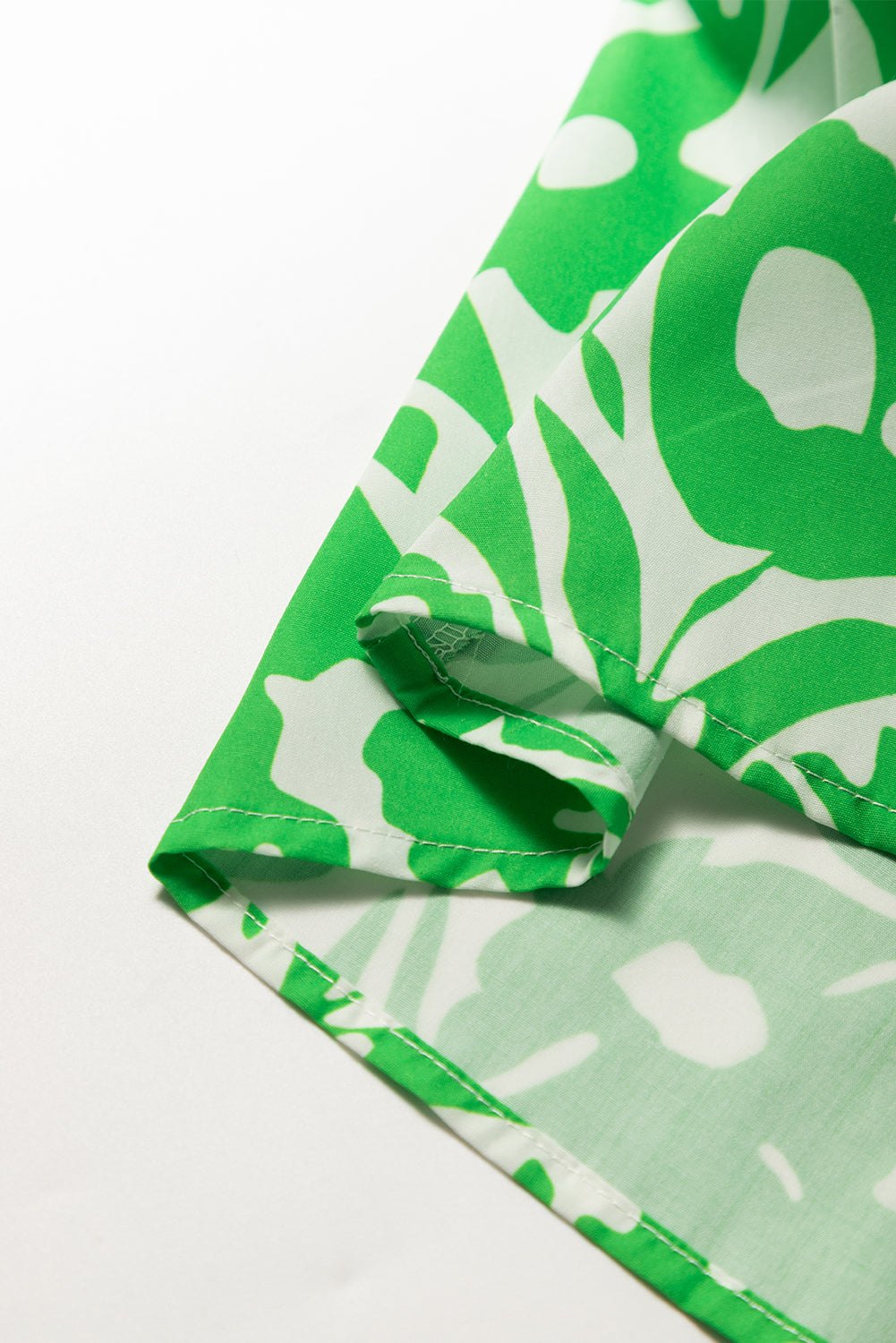Floral Dresses - Green Floral Casual Summer Dress