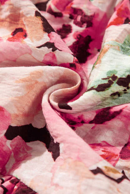 Floral Dresses - Floral Halter Sundress for Casual Summer Days