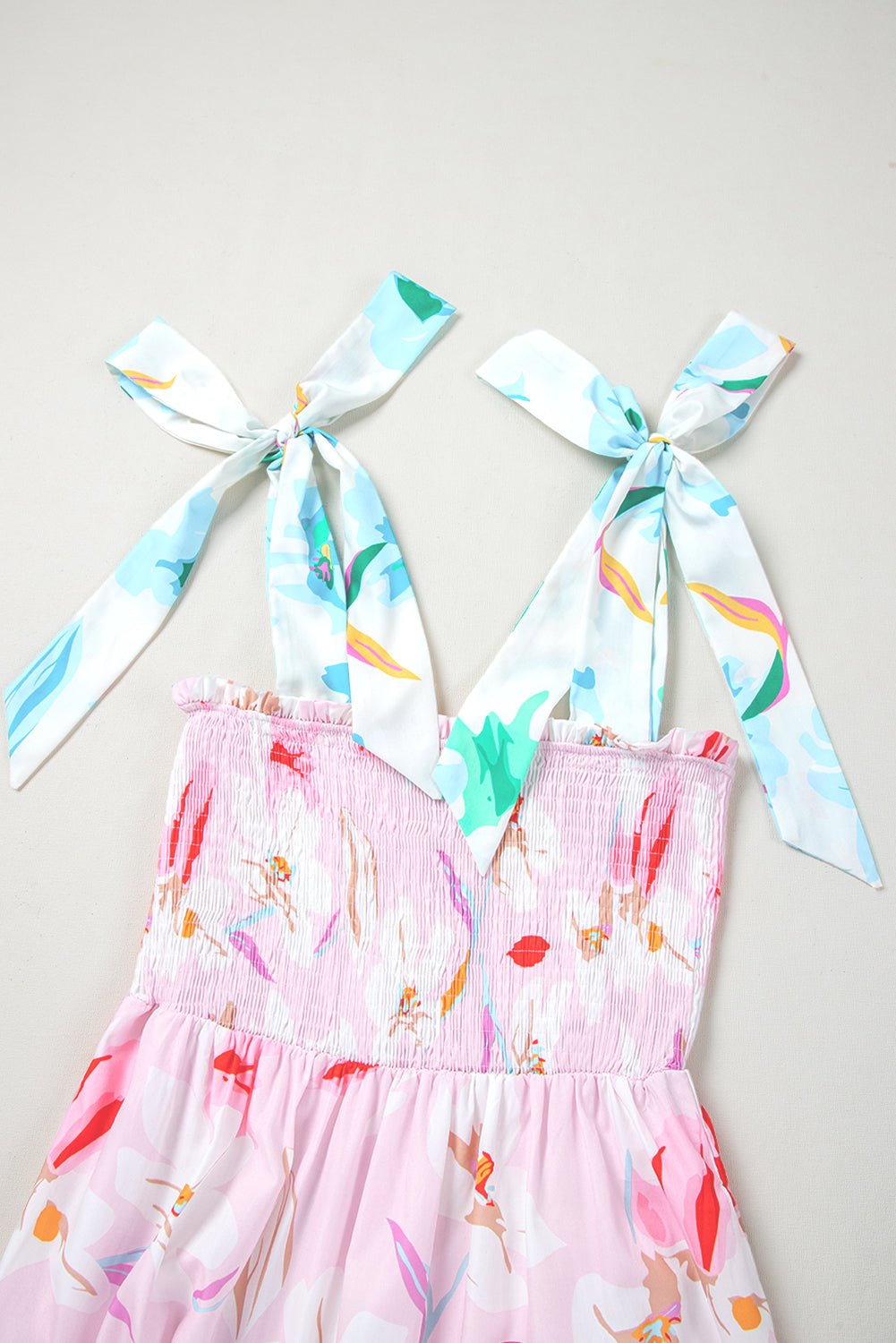 Floral Dresses - Floral Maxi Summer Dress for Women