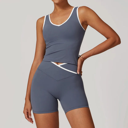 Gym Outfits - Quick-Dry Athletic Sets for Yoga 2 Piece Gym Style Outfit