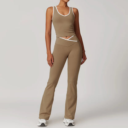 Gym Outfits - Quick-Dry Athletic Sets for Yoga 2 Piece Gym Style Outfit
