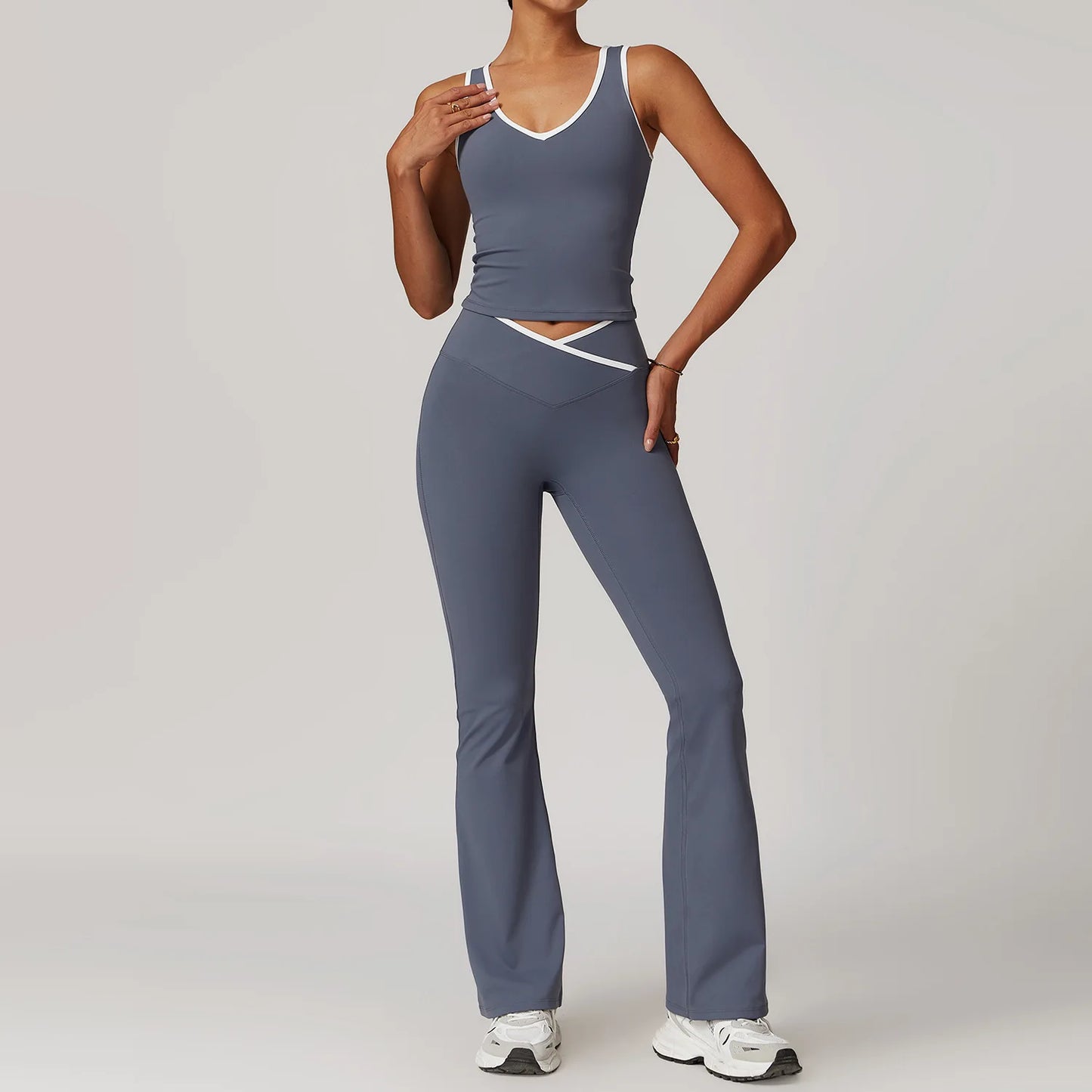 Gym Outfits - Quick-Dry Athletic Sets for Yoga 2 Piece Gym Style Outfit