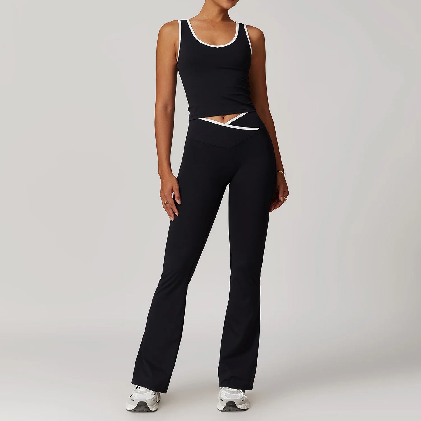 Gym Outfits - Quick-Dry Athletic Sets for Yoga 2 Piece Gym Style Outfit