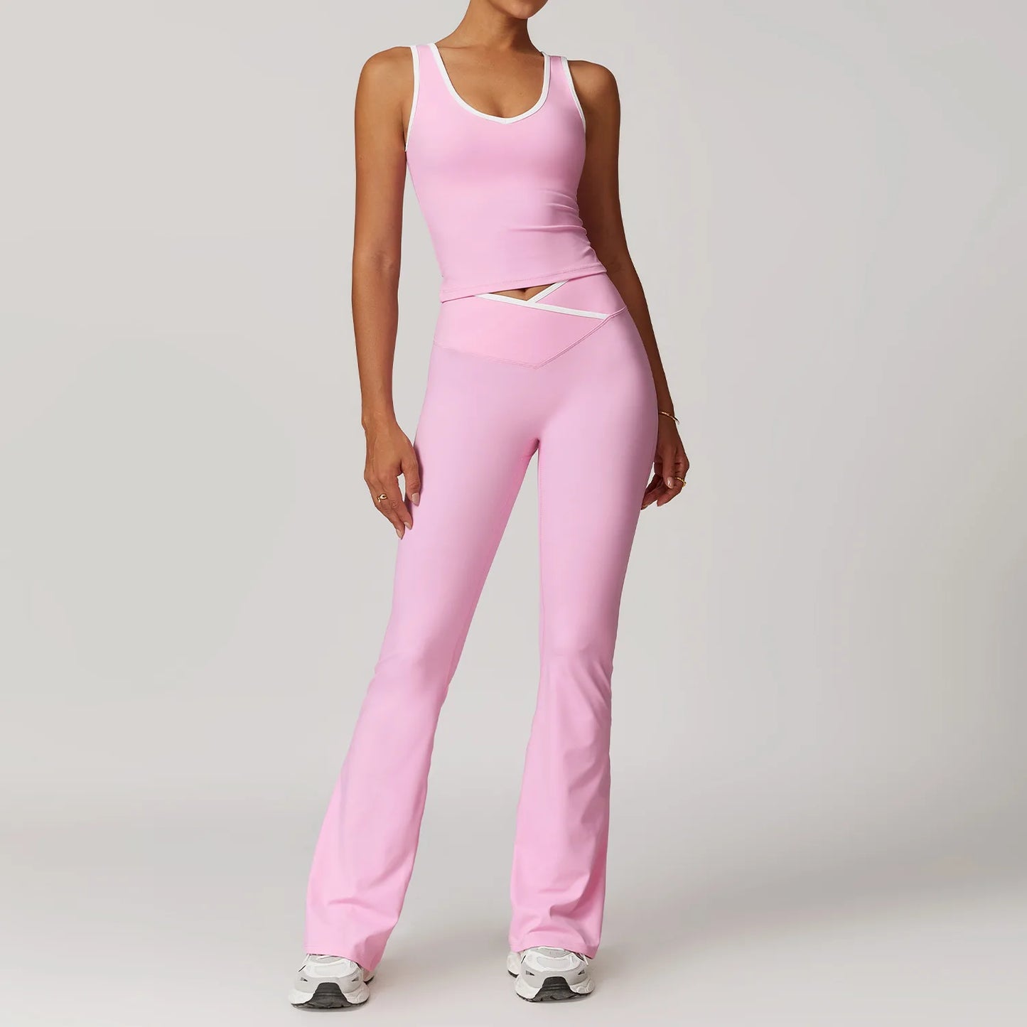 Gym Outfits - Quick-Dry Athletic Sets for Yoga 2 Piece Gym Style Outfit