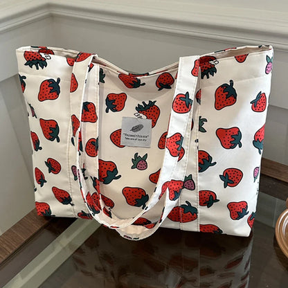 HandBags - Cherry Print Shoulder Bag