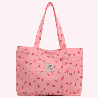 HandBags - Cherry Print Shoulder Bag