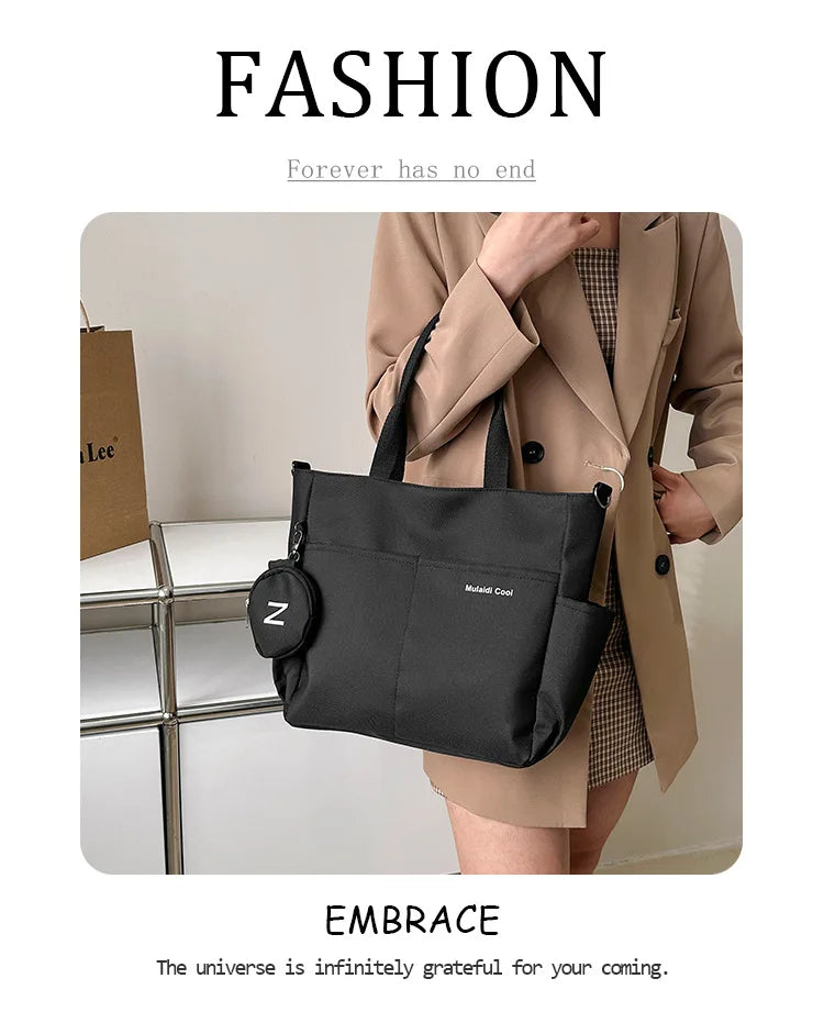 HandBags - Daily Shoulder Bag with Crossbody Function & Coin Purse