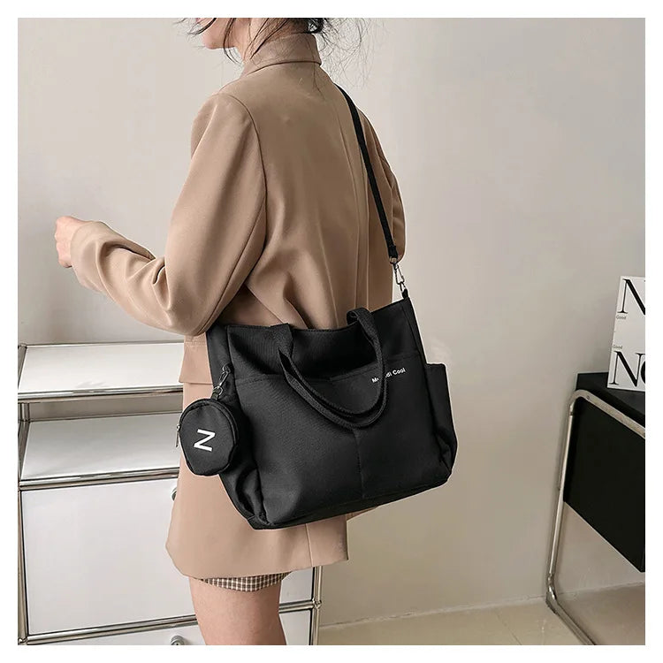 HandBags - Daily Shoulder Bag with Crossbody Function & Coin Purse