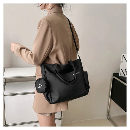 HandBags - Daily Shoulder Bag with Crossbody Function & Coin Purse