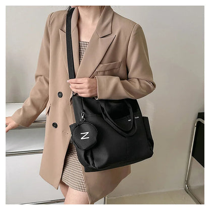 HandBags - Daily Shoulder Bag with Crossbody Function & Coin Purse