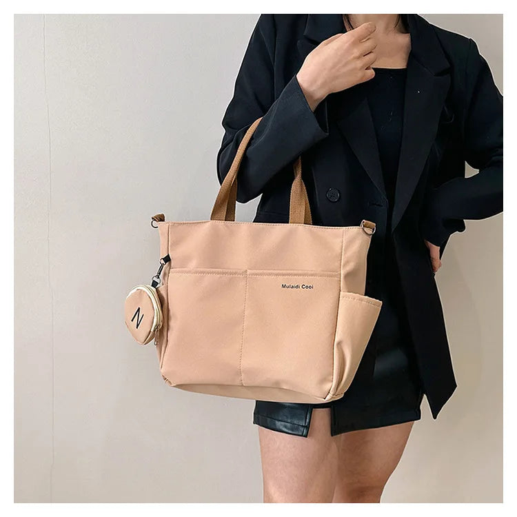 HandBags - Daily Shoulder Bag with Crossbody Function & Coin Purse