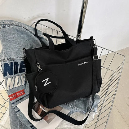 HandBags - Daily Shoulder Bag with Crossbody Function & Coin Purse