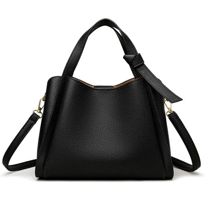 Handbags- Multi-Purpose Handbag Faux Leather Tote Bag for Work & Leisure- - Pekosa Women Fashion