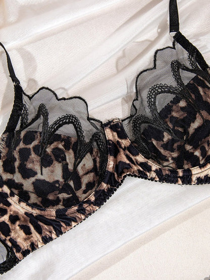 Lingerie - Celebrate Romance with Our Sexy Leopard Print Lingerie