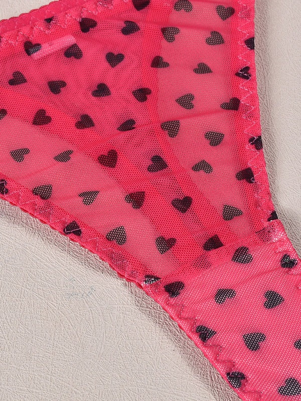 Lingerie - Elegant Mesh Lingerie Set for Romantic Celebrations