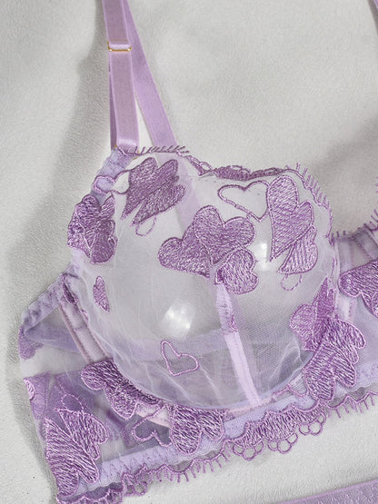 Lingerie Outfits - Purple Passion Lingerie Set for Memorable Nights