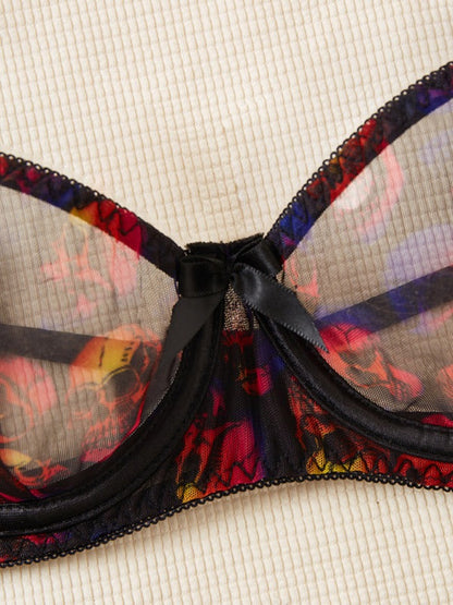 Lingeries - Boudoir Lingerie Set with Garters for Women