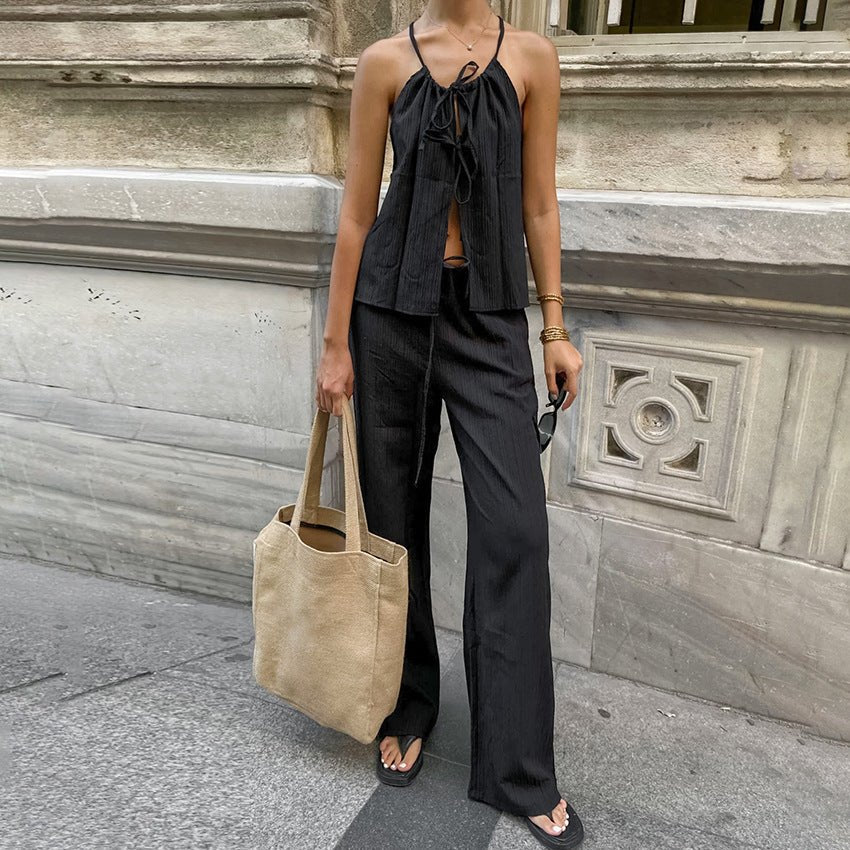 Matching Sets - Textured Matching Set for Women