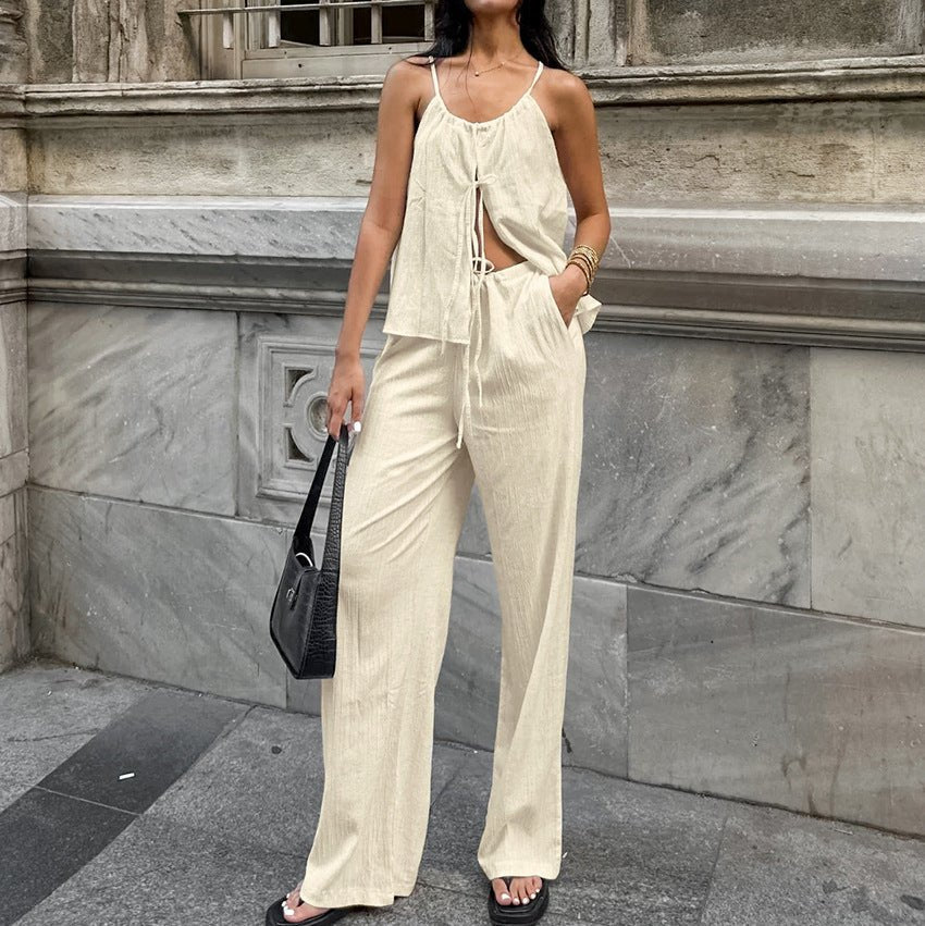 Matching Sets - Textured Matching Set for Women