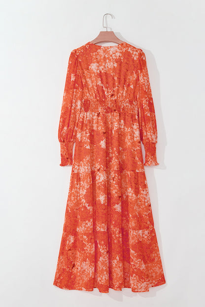 A-Line Dresses - European And American Fashion & Trend Multi-color Printed Dress