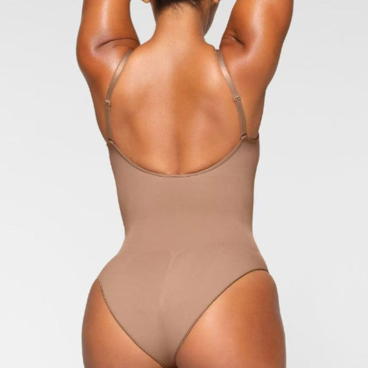 Shapers - Sling Beautiful Back High Elastic Seamless Tight Jumpsuit