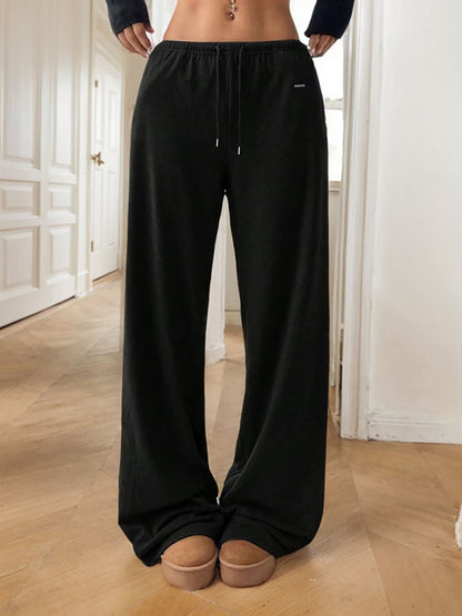Pants - Wide-Leg Lounge Pants for Women