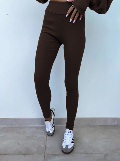 Sportliches Casual Set Leggings &amp; Oversized Sweatshirt
