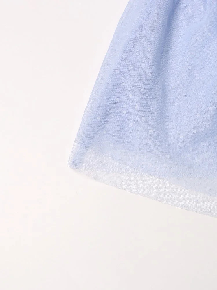 Elegant Dresses - Solid Dresses For Women O Neck Short Sleeve High Waist Spliced Folds Temperament Chic Dress Female Fashion Clothes